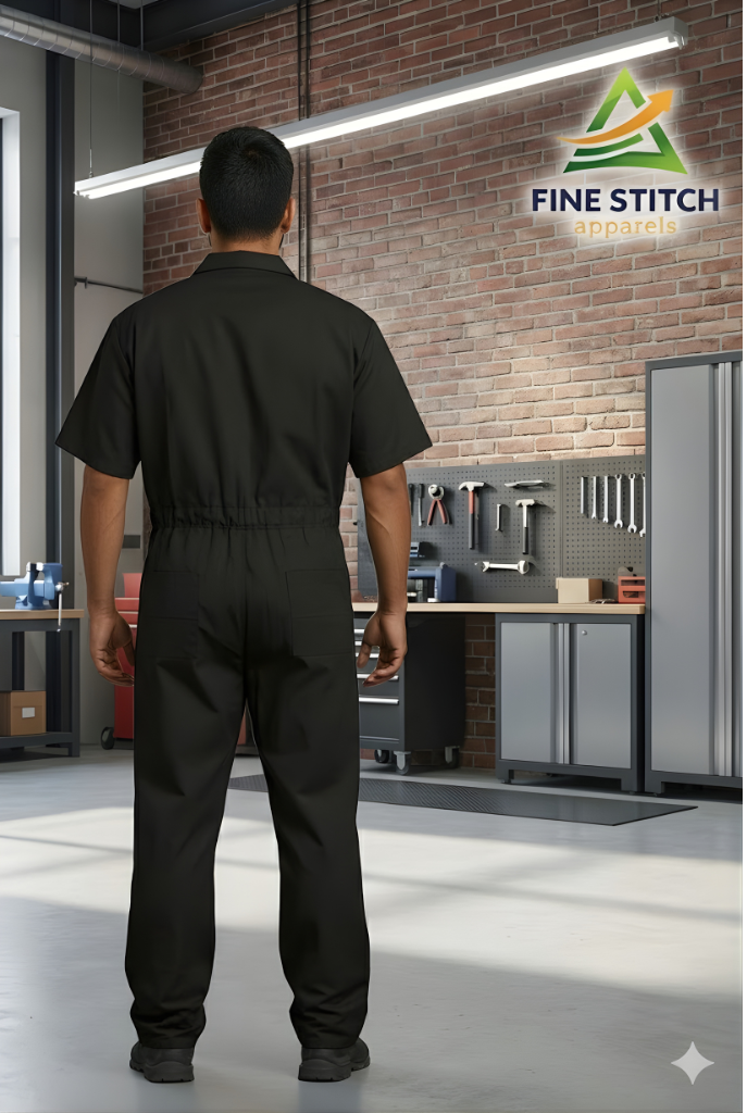 Drill Cotton Coverall (With Optional Reflector) - Image 3